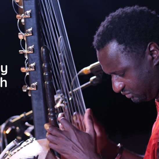 Jali Bakary Konteh with kora